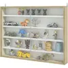 HOMCOM Vitrine pour collection vitrine murale 80 x 9,5 x 60 cm 4 étagè...
