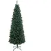 HOMCOM Sapin de Noël Artificiel Arbre de Noël Slim Ø 75 x 210H cm 687 ...