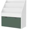 AIYAPLAY Bibliothèque pour enfants Multi-Rangement avec 3 niveaux d'ét...