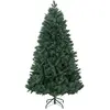 HOMCOM Sapin de Noël artificiel H.180 cm 1061 branches épines grand réalisme métal pvc pe vert