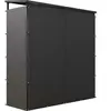 Outsunny Abri-bûches range-bûche extérieur charge maximale 2000 kg ave...