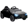 AIYAPLAY Voiture électrique enfant mercedes cla 45s amg - 12v, 2 moteurs, 5kmh max. - télécommande - nombreux effets - noir