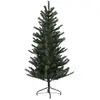 HOMCOM Sapin de Noël artificiel 180 cm Arbre de Noël avec support en a...