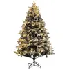 Sapin de Noël Artificiel 180 cm lumineux LED - HOMCOM - 793 Branches e...