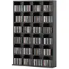 HOMCOM Meuble de rangement multimédia 480 CD/ 312 DVD - bibliothèque e...
