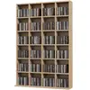 HOMCOM Meuble de rangement multimédia 480 CD/ 312 DVD - bibliothèque e...