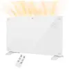 HOMCOM Radiateur électrique au sol ou mural 1500W affichage LED, minut...