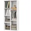 HOMCOM Meuble de rangement Bibliothèque étagère 7 cubes pour intérieur...