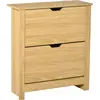 HOMCOM Meuble chaussure entrée, armoire à chaussures meuble d'entrée e...