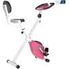HOMCOM Vélo d'appartement pliable vélo de fitness vélo d'intérieur 8 n...