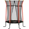 HOMCOM Trampoline pour enfant Ø 1,63 x 1,9 m filet de sécurité porte z...