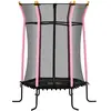 HOMCOM - Trampoline - Acier - 163,5 x 163,5 x 190 cm - Rose