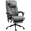 Vinsetto Chaise de bureau de massage chauffante réglable en hauteur de...