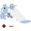 AIYAPLAY Toboggan pour enfants 3 en 1 en forme de girafe avec panier d...
