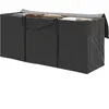Outsunny Sac de rangement pour coussin de jardin housse de coussin d'e...
