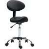 HOMCOM Tabouret à roulettes avec hauteur réglable 51-67 cm et dossier,...