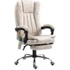 Vinsetto Fauteuil de bureau massant et chauffant avec hauteur réglable...
