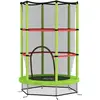 HOMCOM Trampoline pour enfant filet de sécurité porte zippée 6 poteaux...