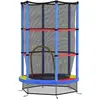 HOMCOM Trampoline pour enfant filet de sécurité porte zippée 6 poteaux...