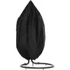 Outsunny Housse de chaise suspendue housse de chaise d'oeufs tissu Oxf...