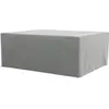 Outsunny Housse salon de jardin extérieure bâche de protection extérieure anti-UV  en polyéthylène 235 x 190 x 90 cm gris