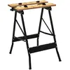 DURHAND Établi pliant établi de serrage avec 4 serre-joints table de t...