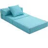 HOMCOM Chauffeuse canapé-lit convertible fauteuil 1 place avec 1 couss...