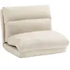 HOMCOM Fauteuil de sol canapé paresseux fauteuil convertible en lit in...