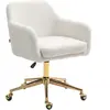 HOMCOM Chaise de bureau fauteuil de bureau avec roulettes hauteur régl...