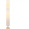 HOMCOM Lampadaire sur pied de salon avec abat-jour en lin, interrupteu...