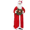 HOMCOM Figurine de père , debout de père  rouge traditionnelle 110 cm,...