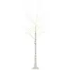 HOMCOM Arbre Lumineux Led Bouleau H. 180 Cm 96 Leds Blanc Chaud