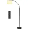 HOMCOM Lampadaire avec télécommande abat-jour réglable 11 température ...