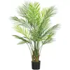 HOMCOM Plante artificielle intérieure 120 cm, palmier arbre artificiel...