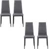 HOMCOM Lot de 4 chaises de salle à manger chaises de cuisine avec doss...