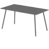 Outsunny Table à manger de jardin pour 6 personnes avec plateau à latt...