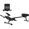 SPORTNOW Rameur hydraulique à 12 niveaux avec écran LCD, pour l'entraî...