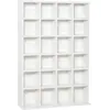 HOMCOM Meuble de rangement multimédia 480 CD/ 312 DVD - bibliothèque e...