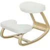 HOMCOM Siège assis genoux, siège ergonomique en bois à bascule, chaise...