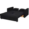HOMCOM Canapé-lit 2 places convertible 2 en 1 avec 2 coussins et coffr...