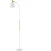HOMCOM Lampadaire de salon réglable en hauteur 127-160 cm avec interru...