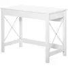 HOMCOM Bureau d'ordinateur, table informatique, style moderne, cadre r...