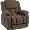 HOMCOM Fauteuil releveur électrique, fauteuil relax électrique avec fo...