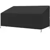 Outsunny Housse de canapé exterieur imperméable 3 places, housse de ba...