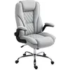 HOMCOM Fauteuil de bureau, chaise bureau ergonomique, hauteur réglable...