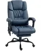 Vinsetto Fauteuil de bureau massant, repose-pied, hauteur réglable, do...