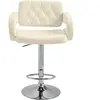 HOMCOM Tabouret de bar pivotant chaise de bar réglable en hauteur avec...