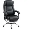 HOMCOM Fauteuil de bureau massant et chauffant chaise de bureau avec h...