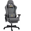 HOMCOM Chaise gaming ergonomique, fauteuil gamer avec accoudoirs 3D, d...