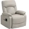 HOMCOM Fauteuil releveur électrique, fauteuil relax électrique avec fo...